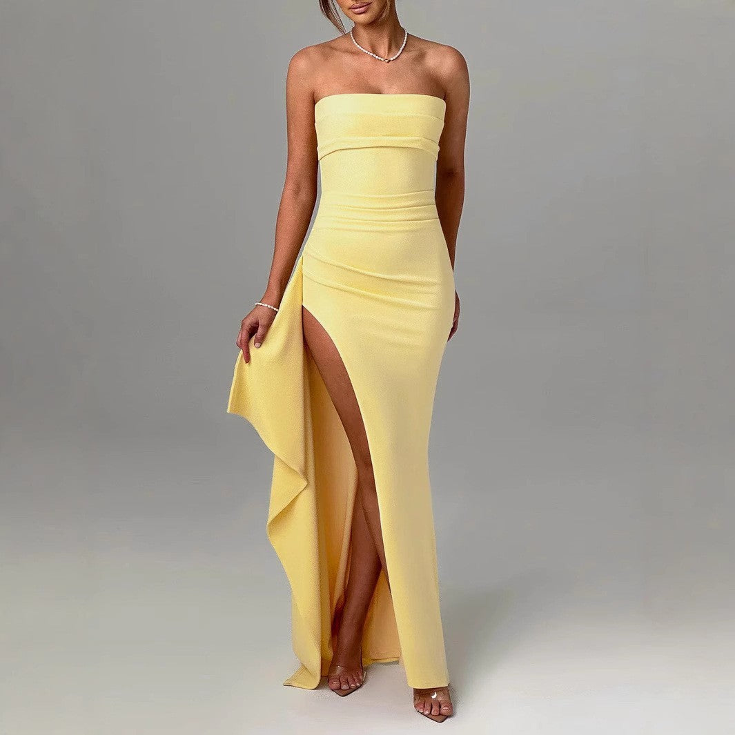 Tube Top Dress European And American Summer