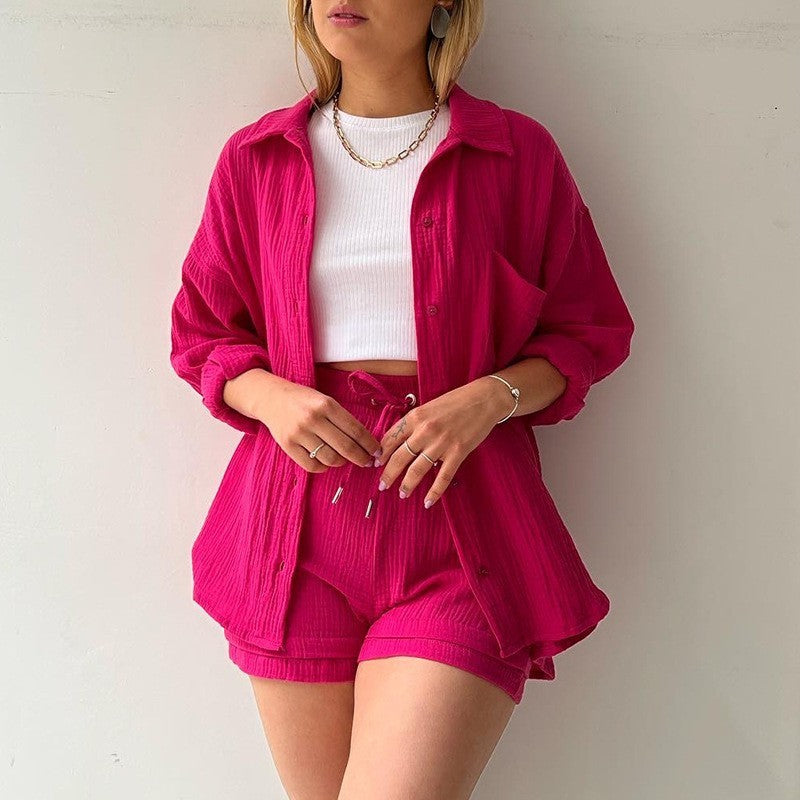 Ensemble Élégance d’Été en Rose Fuchsia