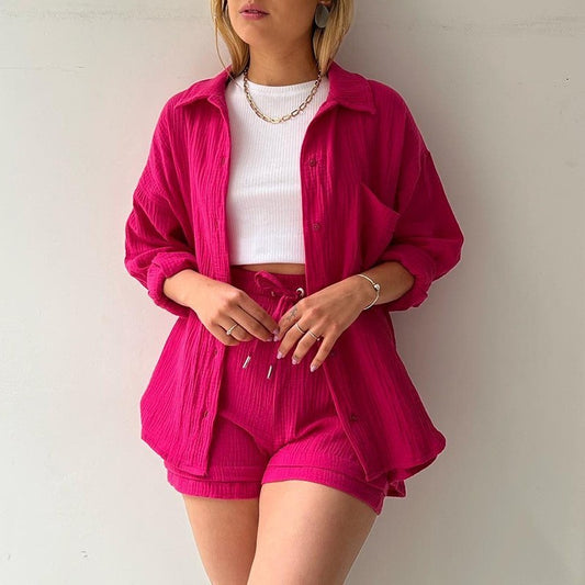 Ensemble Élégance d’Été en Rose Fuchsia